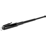 Automatic Expandable Steel Baton Black Handle